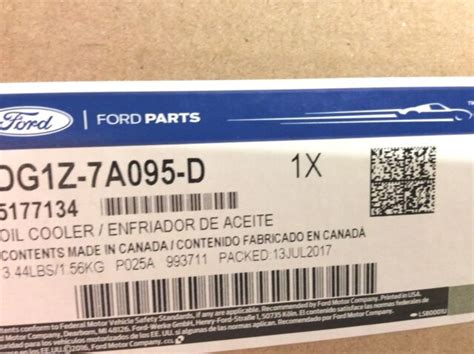 2013 2017 Ford Taurus Auto Transmission Oil Cooler Assembly Oem Dg1z