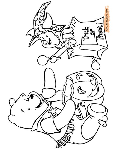 Disney Halloween Coloring Pages 2