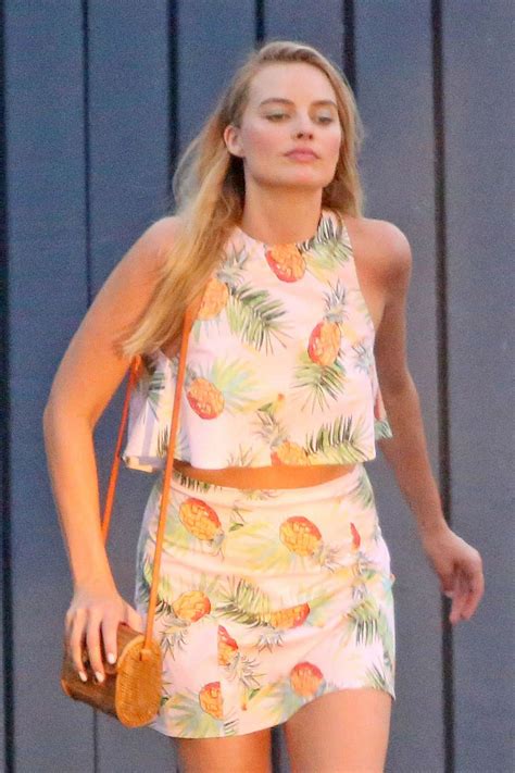 Margot Robbie In Mini Skirt Out In Hawaii GotCeleb