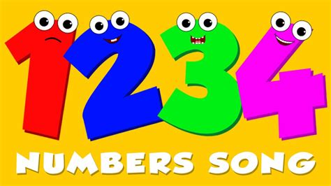 Numbers Song The 1234 Song Number Counting Song For Kids Youtube