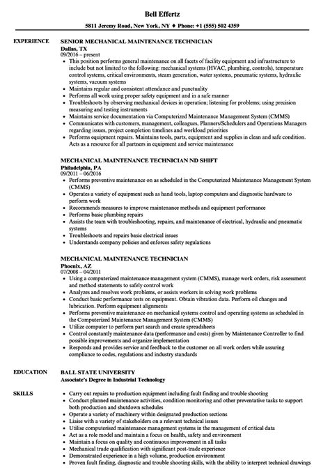 Applying for a lab technician position greatly relies on the ability of your written application to create an impact on the screening party. Tool maintenance technician resume June 2020