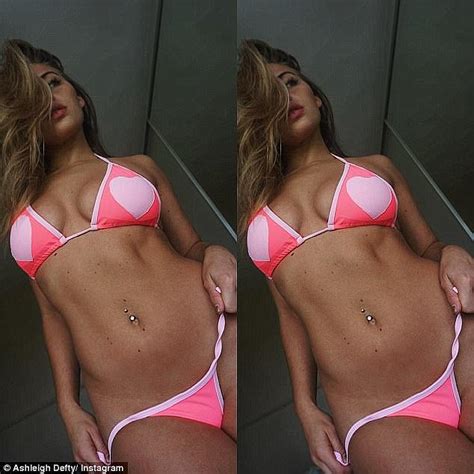 Ex On The Beach S Ashleigh Defty Strips Completely NAKED Daily Mail Online
