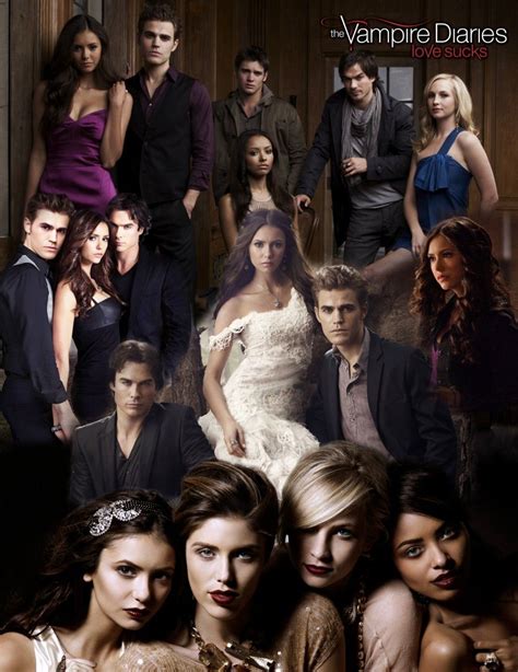 The Vampire Diaries Cast Blanket The Vampire Diaries