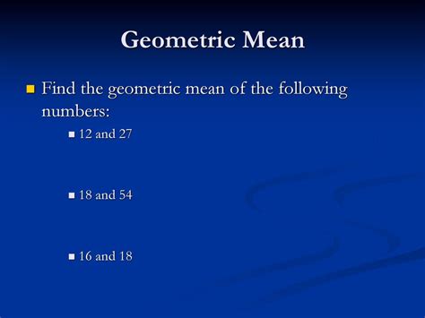 Ratios Proportions And Geometric Mean Ppt Download