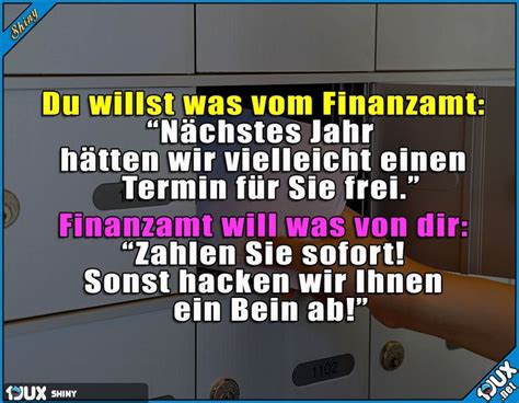 Entdecken sie, welches finanzamt zur gemeinde idstein passt. Typisch Finanzamt | Lustige sprüche, Witzige sprüche