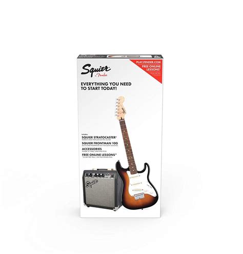 Beatles Centre Squier Stratocaster Electric Guitar Pack With Squier