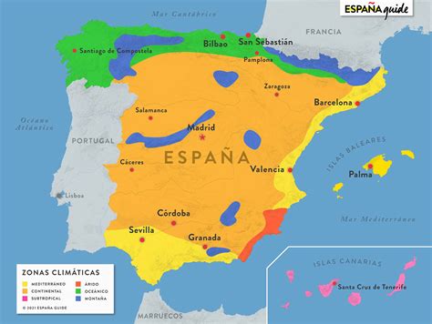 Mapa de España España Guide