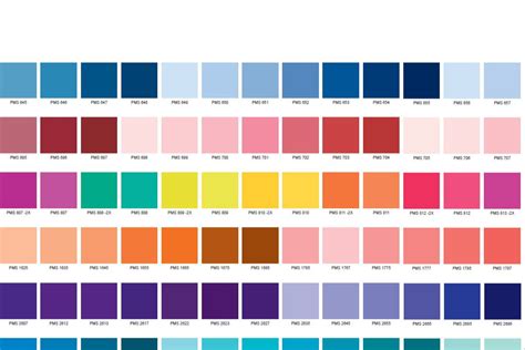 Pantone Color Chart Pantone Colour Palettes Color Charts Colour Sexiz Pix