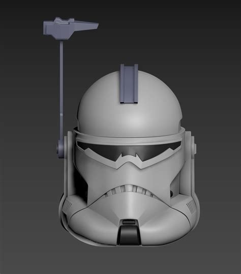 Star Wars Clone Commander Wolffe Helmet Season 4 3d Model 3d Printable