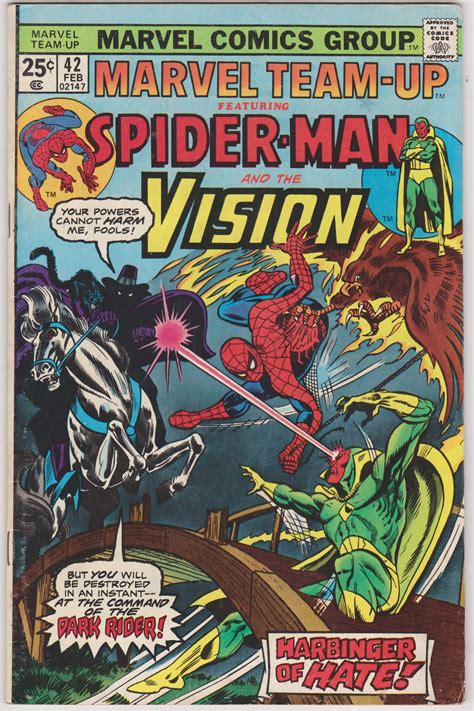 Marvel Team Up 42 1976 Comic Books Bronze Age Marvel Spider