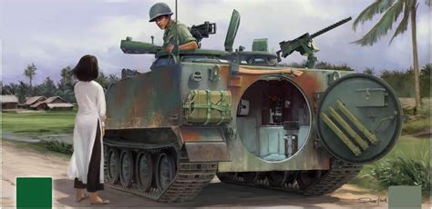 โมเดลรถถัง M114 Armored Recon Car Early And Late 135