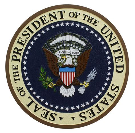 Us Presidential Seal Podium Plaque