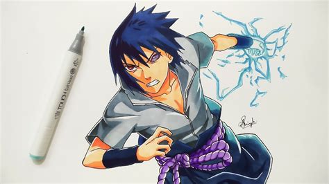 How To Draw Sasuke Uchiha From Naruto Really Easy Drawing Tutorial