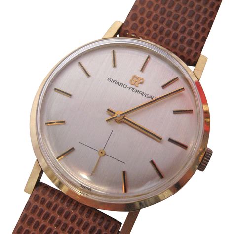 Vintage Girard Perregaux 18K Rose Gold Watch (Unisex) from kirstenscorner on Ruby Lane