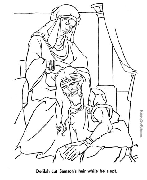 Free Samson And Delilah Coloring Pages Download Free Samson And Delilah Coloring Pages Png
