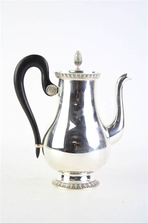 Christofle Silver Plated Teapot Fine Decorative Arts Fine Jewellery
