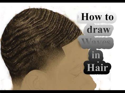 This is my simplified and easy version of how to draw ocean waves. How to draw hair waves - YouTube