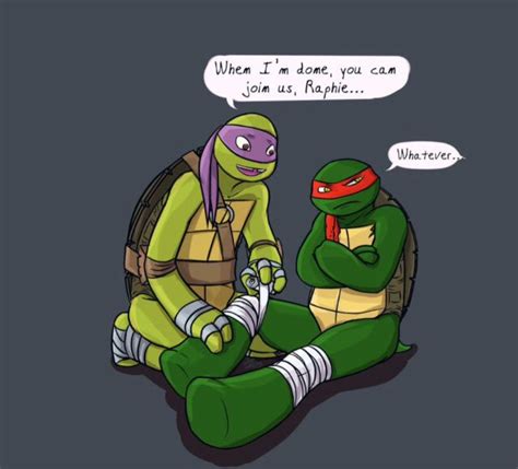 Donnie And Raph Tmnt Teenage Mutant Ninja Turtles Artwork Teenage