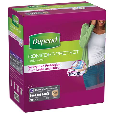 Depend Underwear for Women in Small/Medium, 60 Pack | Costco UK