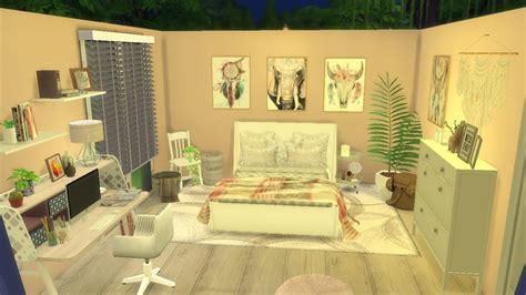 Sims 4 Boho Bedroom