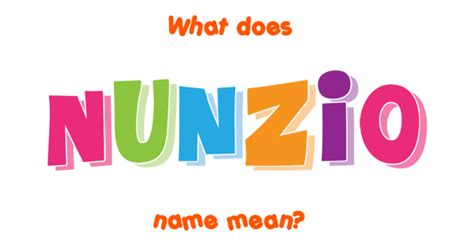 Nunzio Name Meaning Of Nunzio