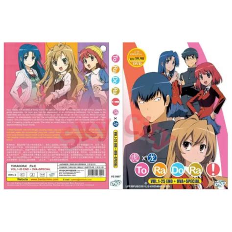 Anime Dvd Toradora Complete Tv Series 1 25 End Ova Special