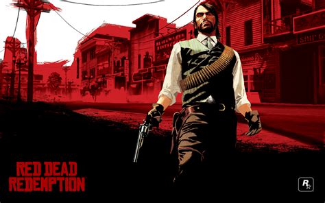 Red Dead Redemption John Marston обои для рабочего стола картинки и