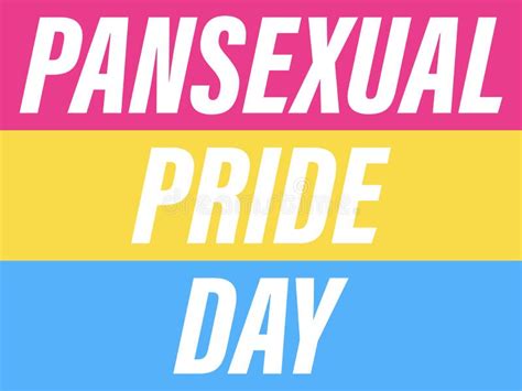 Pansexual Pride Day Pansexual Flag Romantic Attraction Symbol Lgbt Sexual Minorities Design