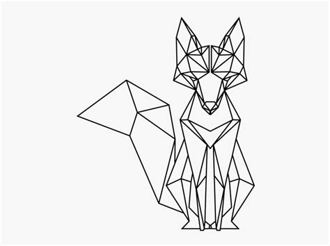 Drawing Geometry Watercolor Clip Easy Geometric Animal