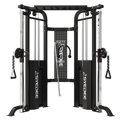 Syedee Functional Trainer Cable Machine 2000lbs Cable Crossover