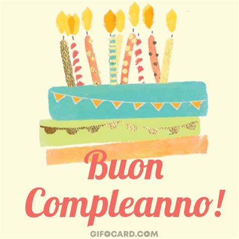 Happy Birthday Best Wishes In Italian Happy Birthday Card