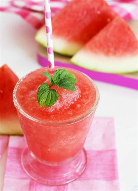 Easy Watermelon Slushies Sizzling Eats