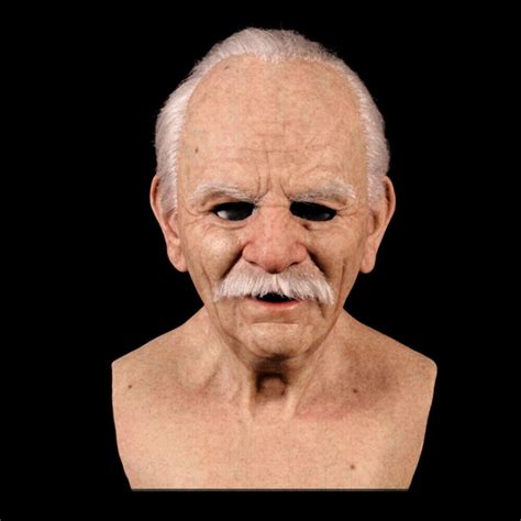 Buy Latex Old Man Mask Male Disguise Realistic Masks Cosplay Costume