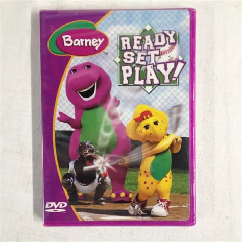 Barney Ready Set Play Dvd New Sealed Disc Loose In Sealed Case Picclick