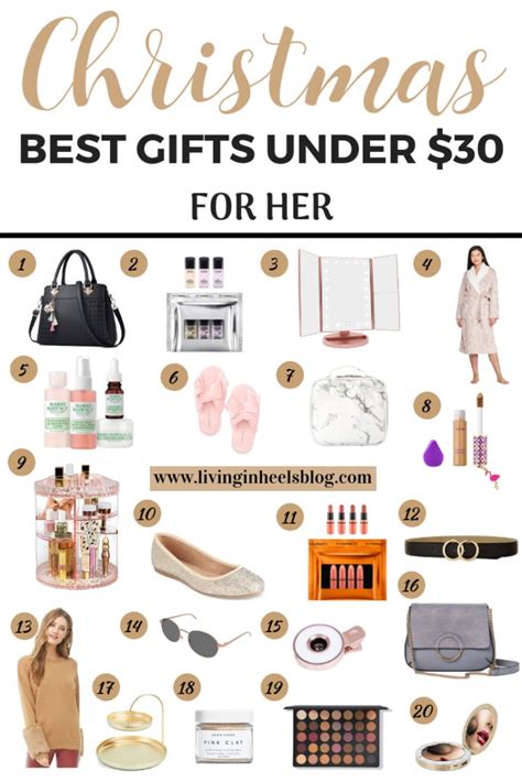 Maybe you would like to learn more about one of these? Best Christmas Gifts for Her Under $30 - Living In Heels Blog