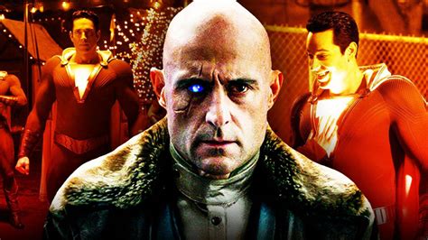 Shazam 3 Return Mark Strong Plays Coy On Future As Dc Villain