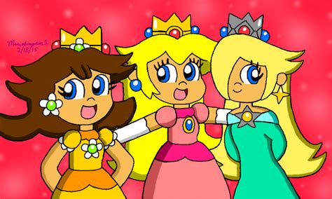 Mario Princesses By Mariosimpson1 On Deviantart