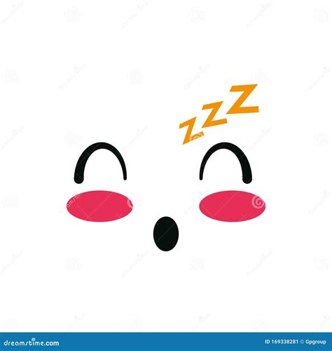 Sleepy Face Emoticonvector And Illustration 193515324