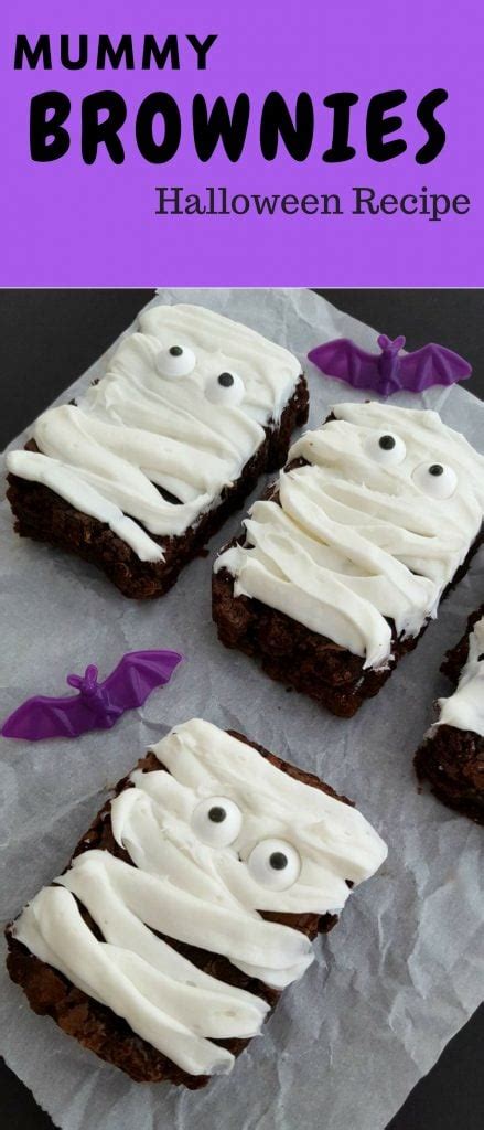 Mummy Brownies Recipe Sweet Treat For Halloween Lady And The Blog