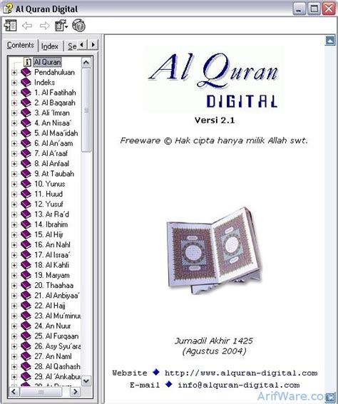 Al Quran Digital Versi 21 Sai Adz Dzikr