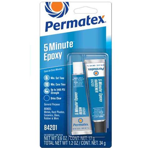 Permatex 5 Minute Epoxy 12 Oz Permatex