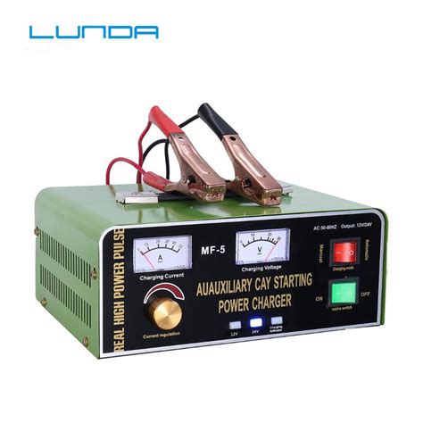 800w High Power Car Battery Charger 12v 24v Intelligent Repair Charging