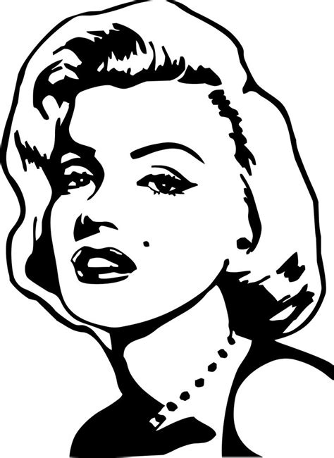Marilyn Monroe Coloring Pages Activity Shelter Pop Art Marilyn Pop Art Painting Marilyn