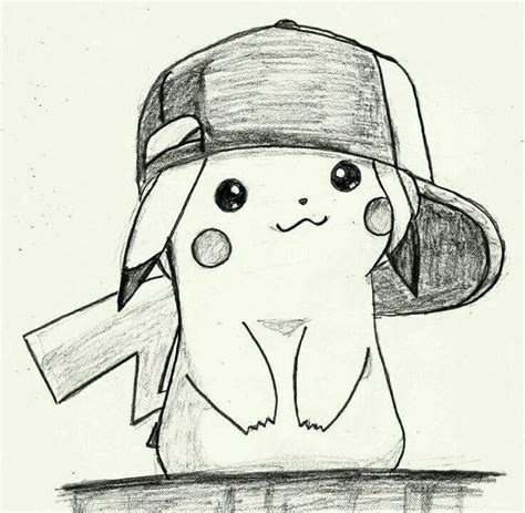 Dibujos De Pikachu Hechos A Lápiz Listos Para Descargar