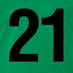 21 (number), the natural number following 20 and preceding 22. Digits T-Shirts | Spreadshirt