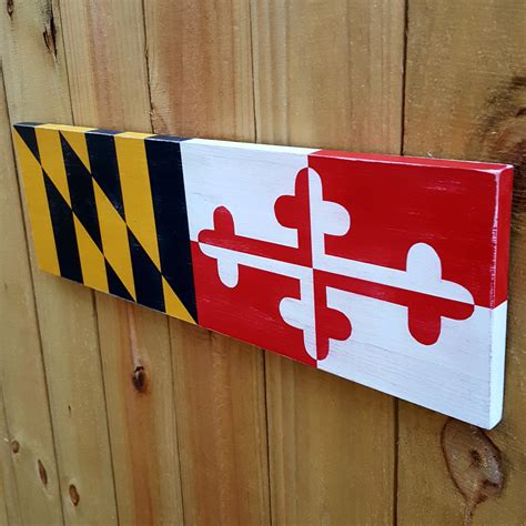 Maryland Flag Maryland State Flag Wall Art Maryland Wall Etsy In 2020