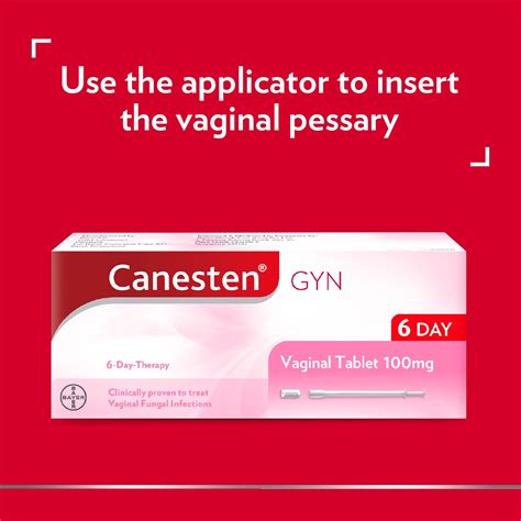 Canesten Thrush 6 Day Vaginal Tablets Canesten Products