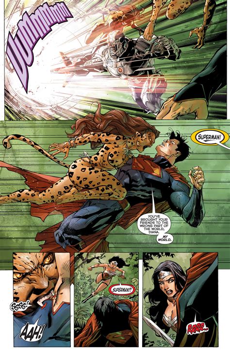Supergirl And Power Girl Vs Cheetah Battles Comic Vine