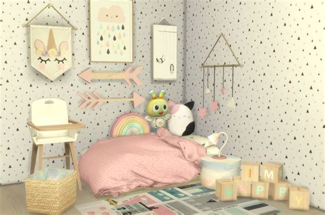 Toddler Badroom Sims 4 Toddler Bedroom No Cc