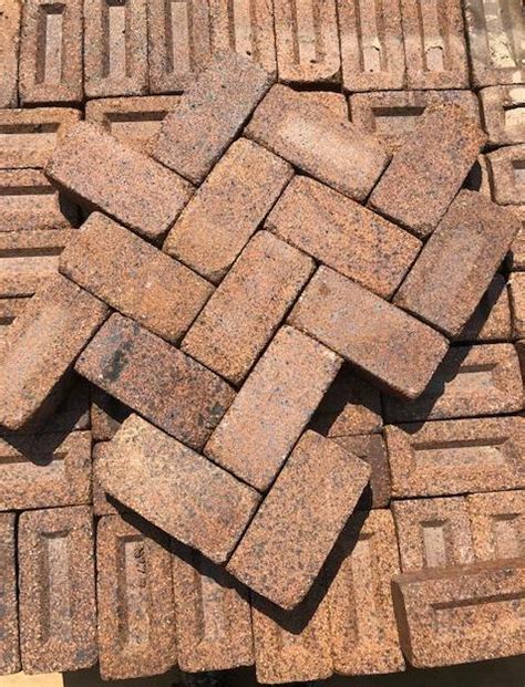 Solid Tumbled Bricks Tan 230x115x75mm 145 Ea Sale Building